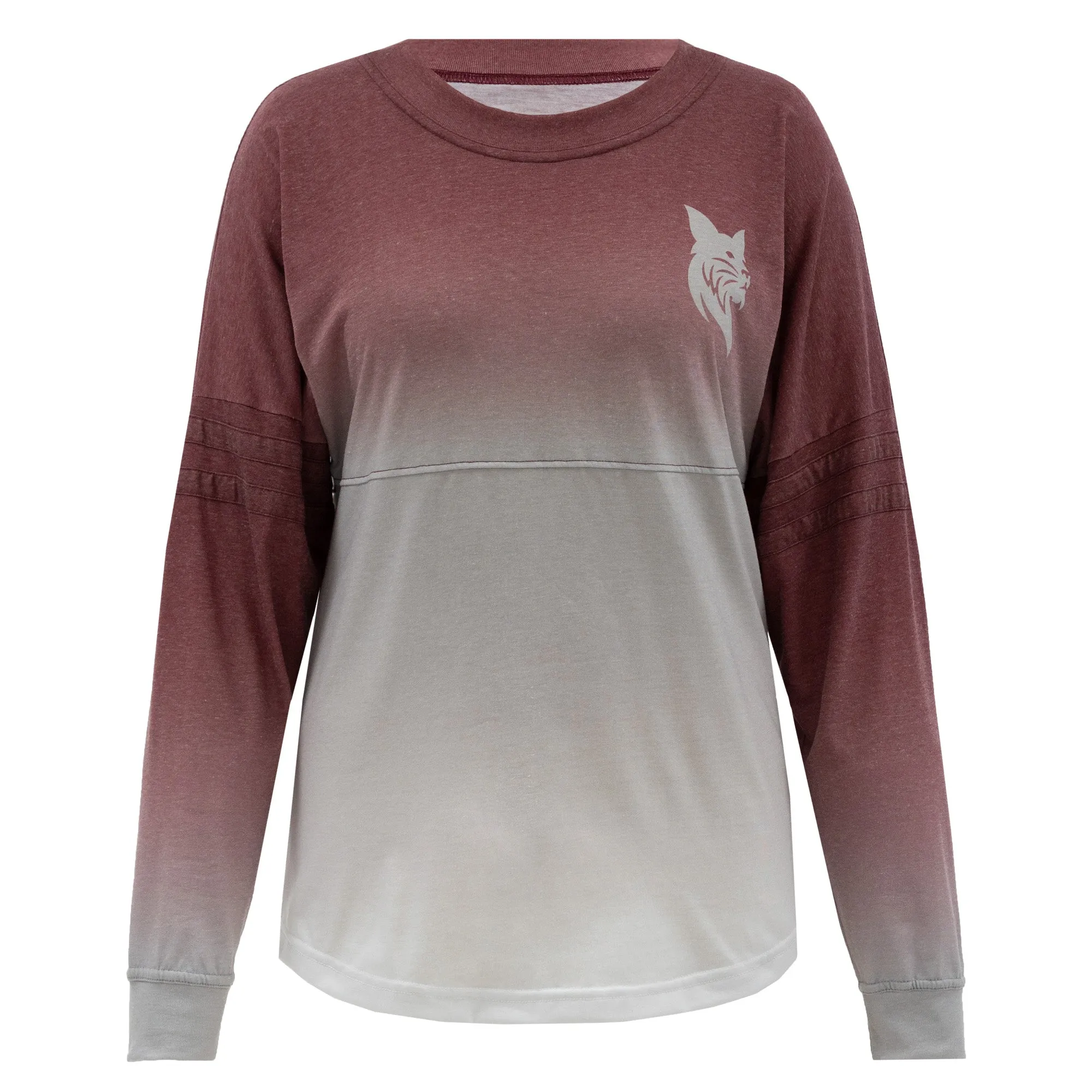 MoistureControlFibers harmonious Women's Maroon Fade Jersey from Boxercraft