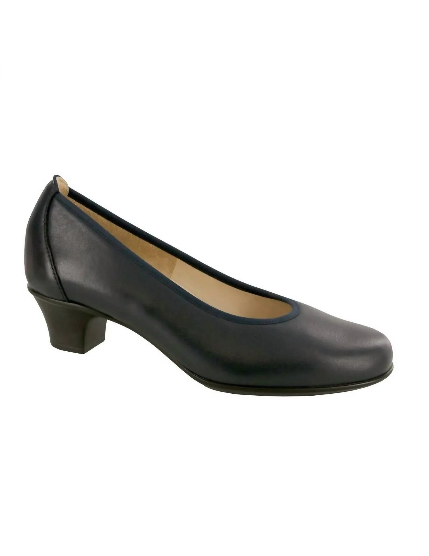 Elegant Slip-On Heels Women's Milano Shoes-Narrow In Black