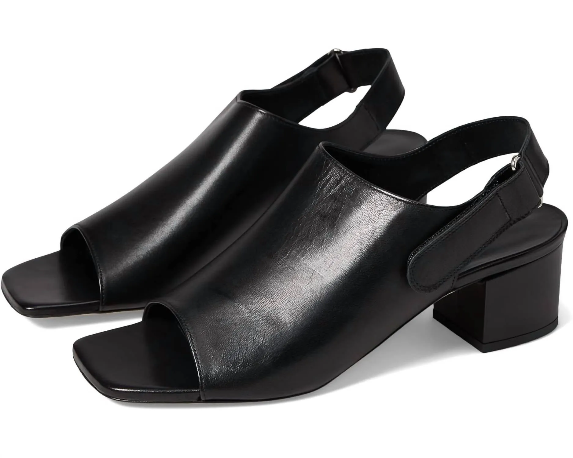 Women's Ricco Slingback Block Heel In Black Stylish Stilettos