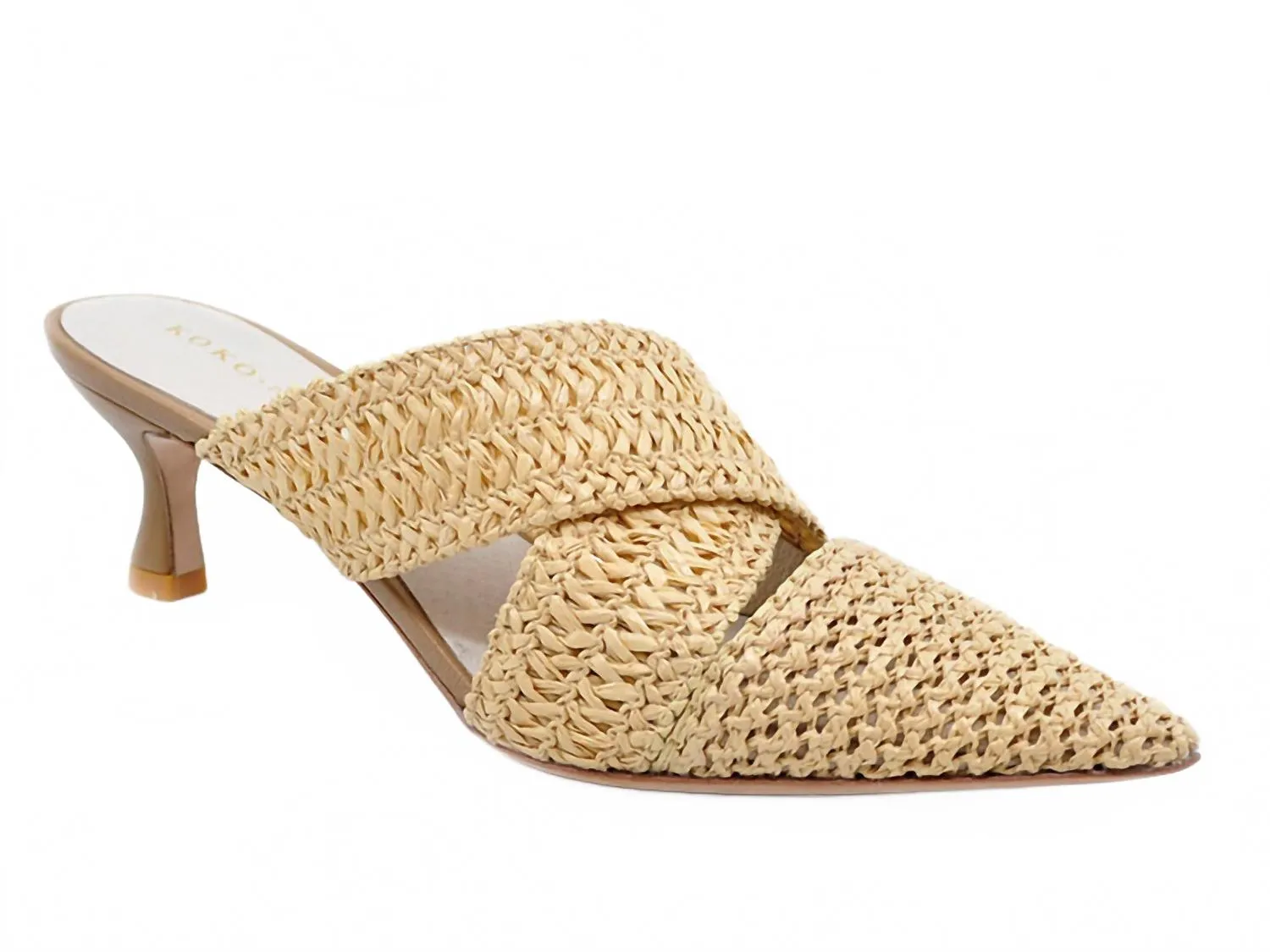 Elegant Sandals Slip-Resistant Heels Women's Teslee Slip-On In Beige