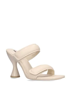 Women's Treviso Heels In Off White Luxurious Sandals Chic Finish