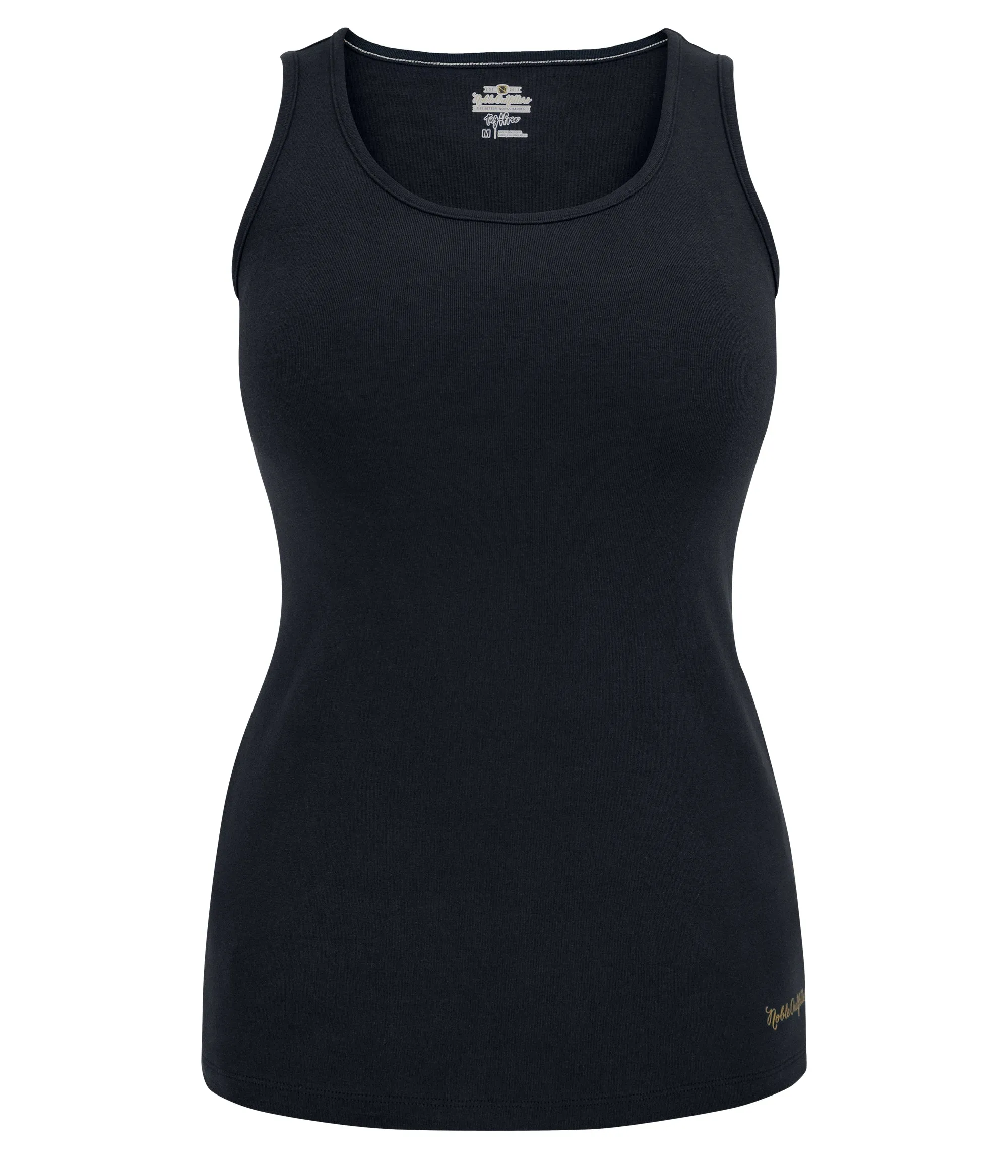 Women's Tug-Free? Tank Silk Touch Finish Drop Shoulder Cut