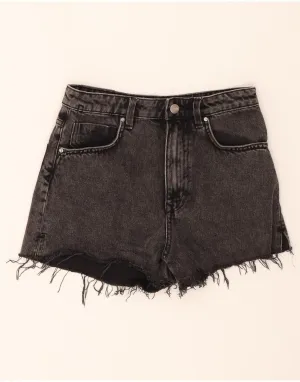 Smooth Texture ZARA Womens Denim Shorts EU 36 XS W26 Grey