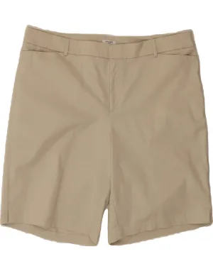 DOCKERS Womens Casual Shorts W42 3XL Beige Denim Blend