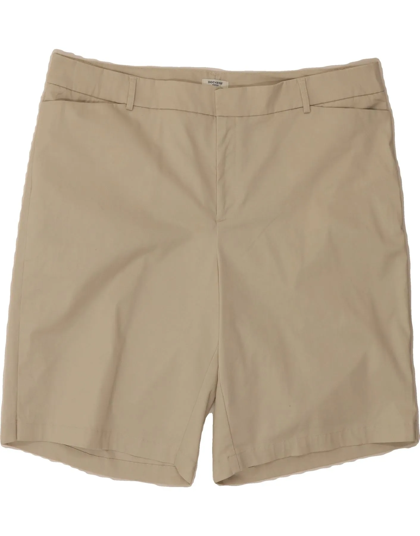 DOCKERS Womens Casual Shorts W42 3XL Beige Denim Blend