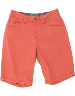EDDIE BAUER Womens Casual Shorts US 2 XS W28 Red Cotton Soft Touch Unmatched comfort