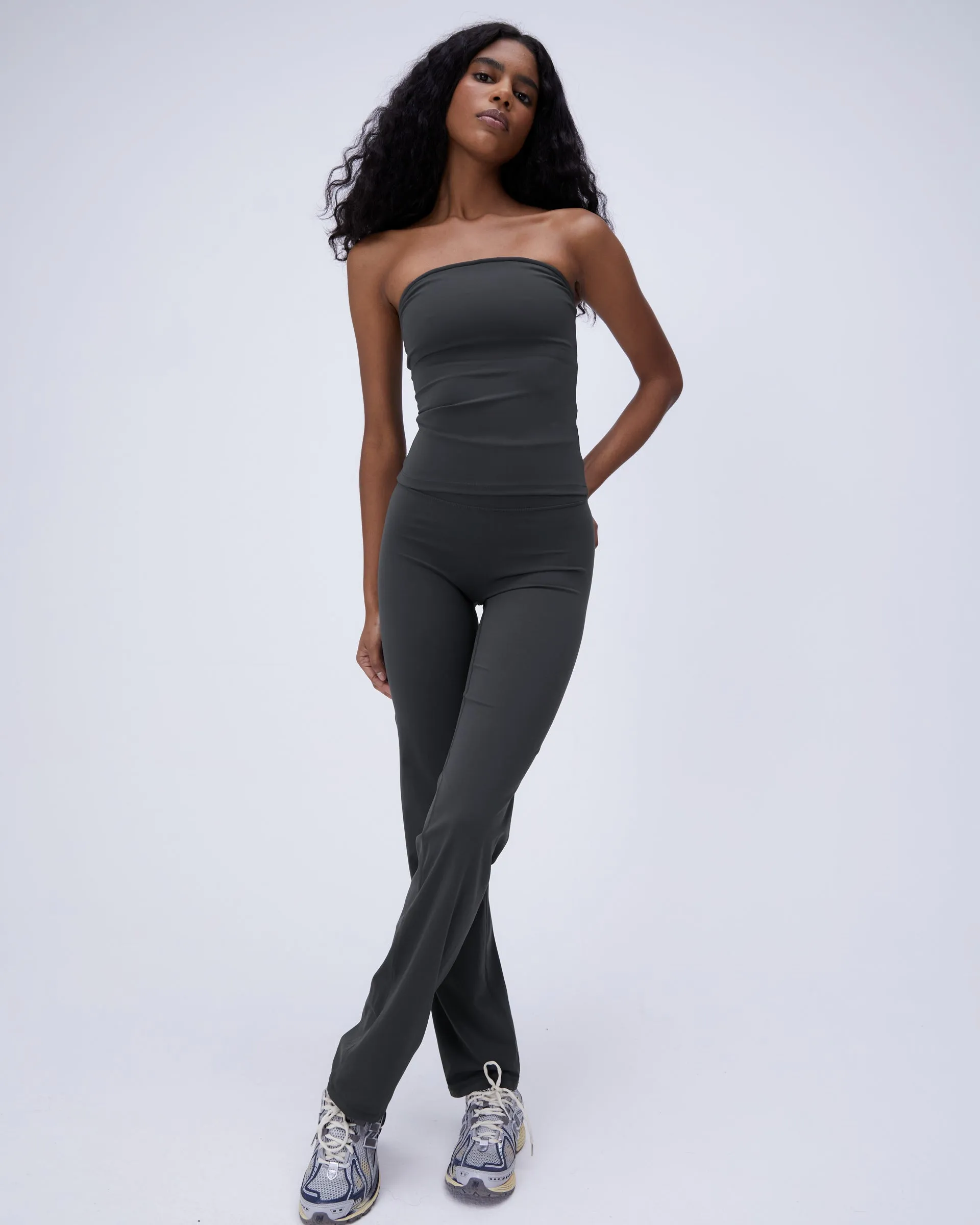 Low Profile Fasteners Perfectly Relaxed Yoga Pant - Graphite Grey