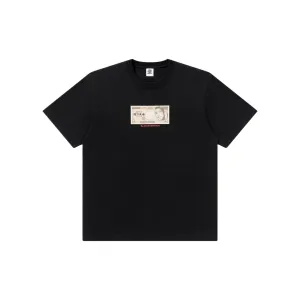 Stretch performance YUKI CHIBA "?|???L??" TEE BLACK