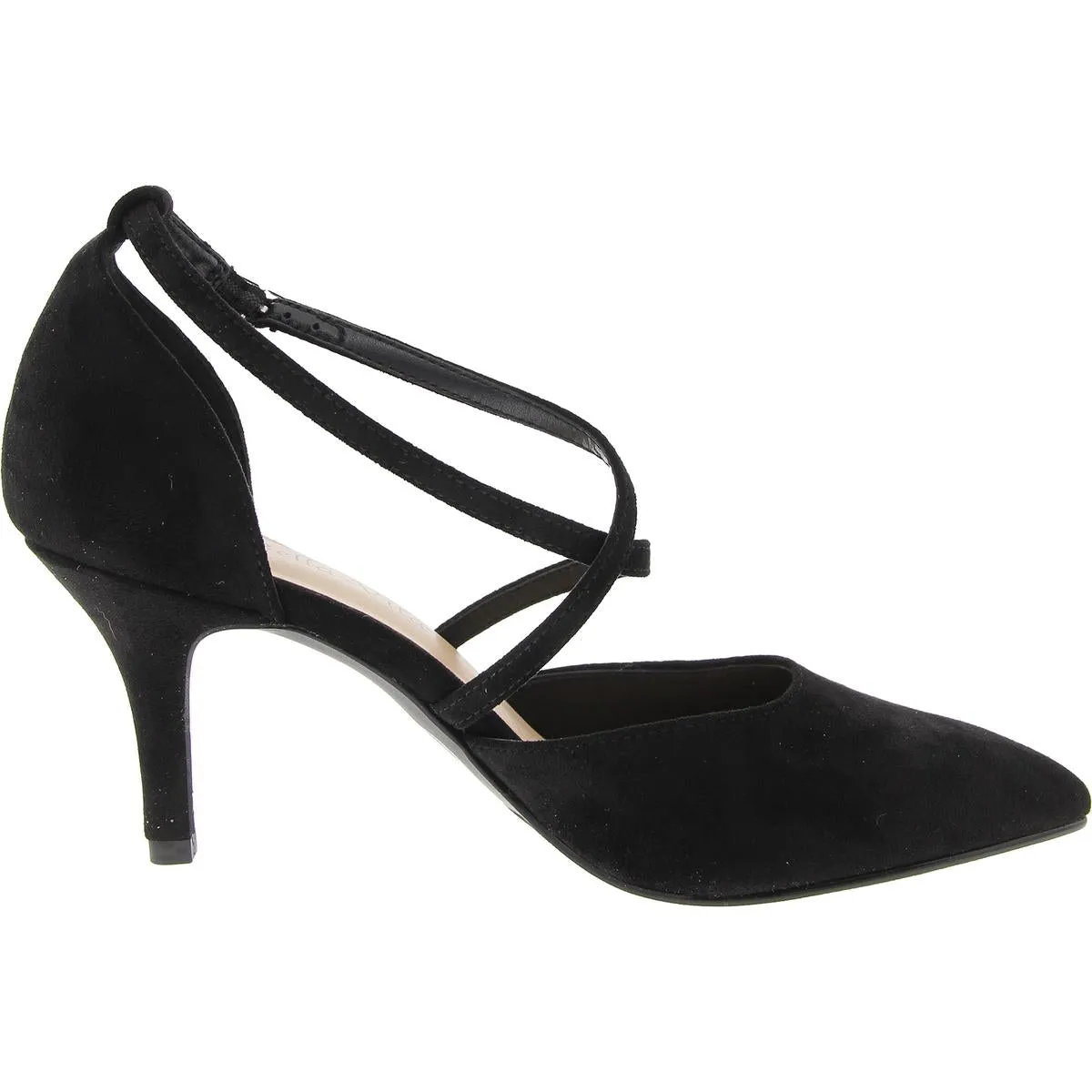 ZABELLA Womens Adjustable Manmade D'Orsay Heels Luxury Dress Shoes Smart Vibe