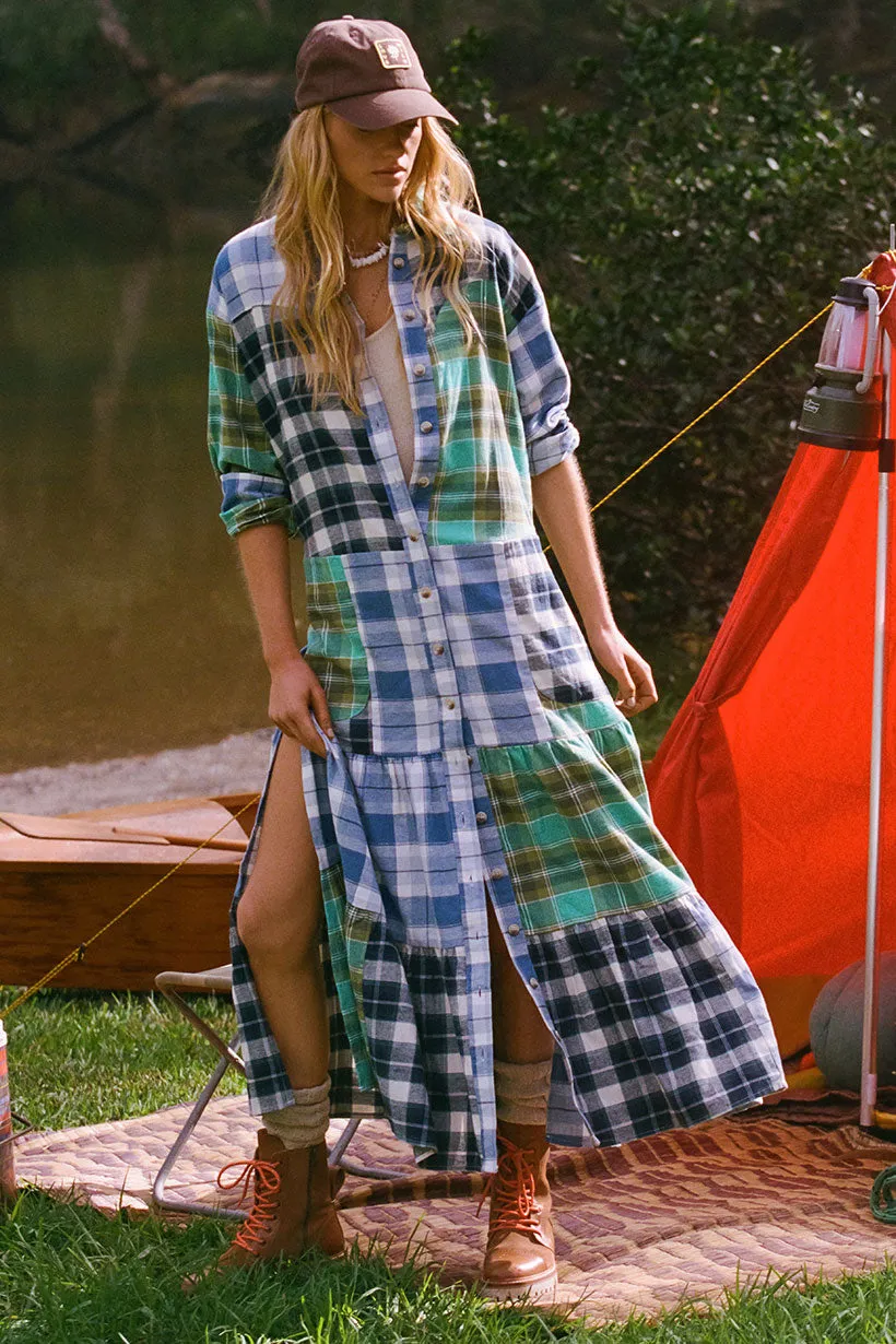 Natural Layers High Tide Flannel Maxi Dress